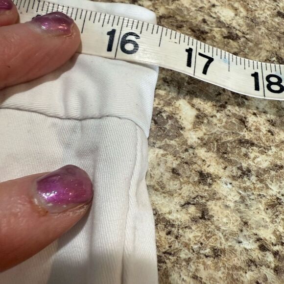 Tommy Hilfiger White Bermuda Shorts Classic Tailored Style - Picture 9 of 13